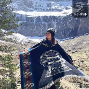 Poncho alpaga "Diablo Huma" Equateur