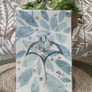 Aquarelle glisse océanique