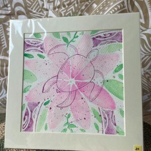 Aquarelle Honu ‘Alofa